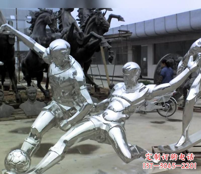 鹤壁足球运动雕塑