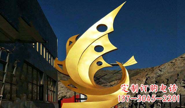 鹤壁不锈钢铁艺凤凰雕塑精美绝伦