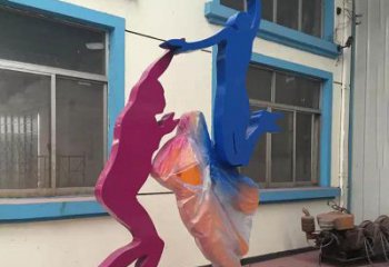 鹤壁不锈钢篮球运动员雕塑纪念篮球运动传奇