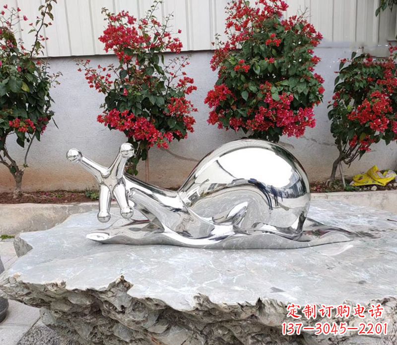 鹤壁不锈钢蜗牛雕塑精致细腻的艺术之美