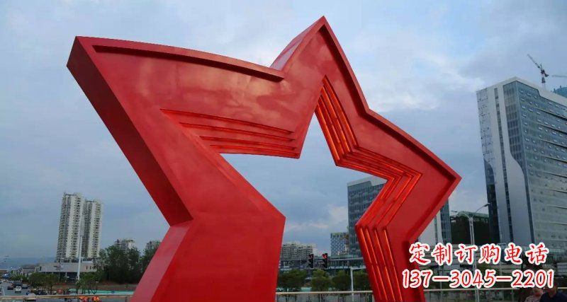 鹤壁不锈钢拱门雕塑——表达浓浓城市情怀