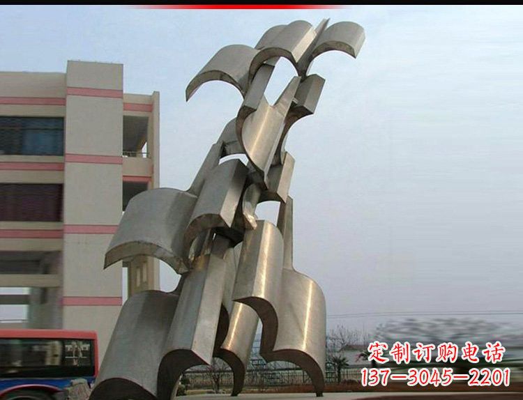 鹤壁不锈钢书籍雕塑——记录着校园文化的精彩历史