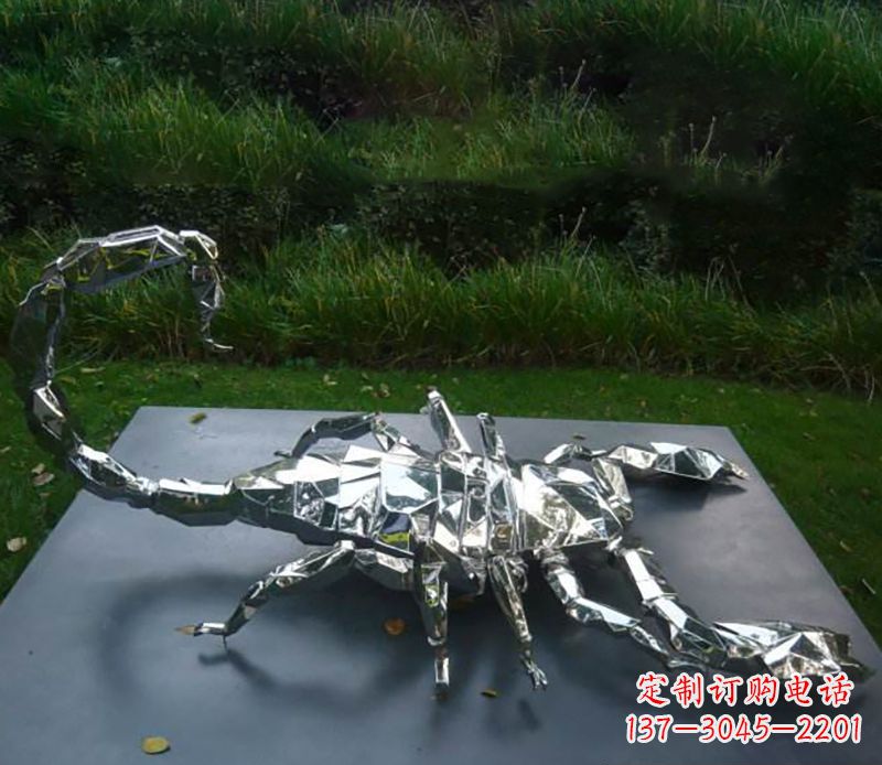 鹤壁不锈钢蝎子雕塑精致且充满魅力