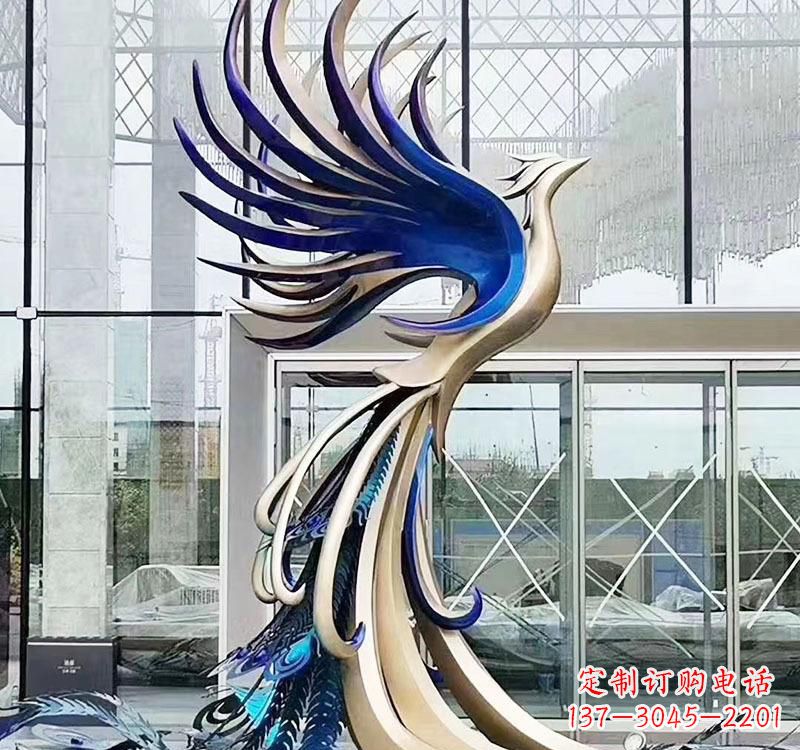 鹤壁不锈钢艺术凤凰雕塑——璀璨夺目的艺术之美