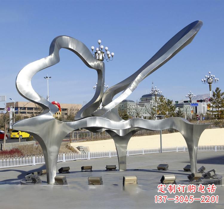鹤壁不锈钢艺术钢琴雕塑展现精致之美