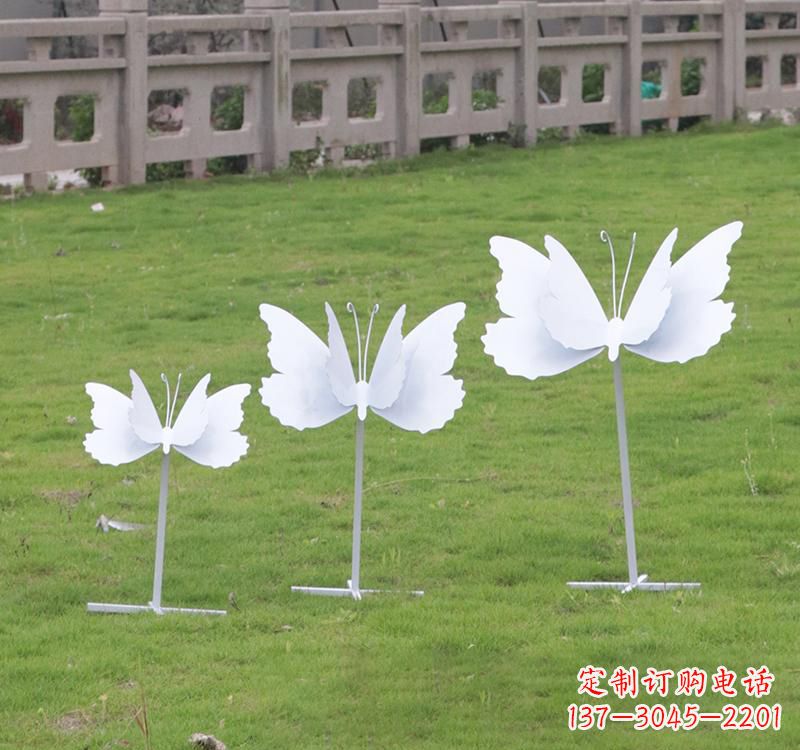 鹤壁不锈钢艺术之美蝴蝶雕塑