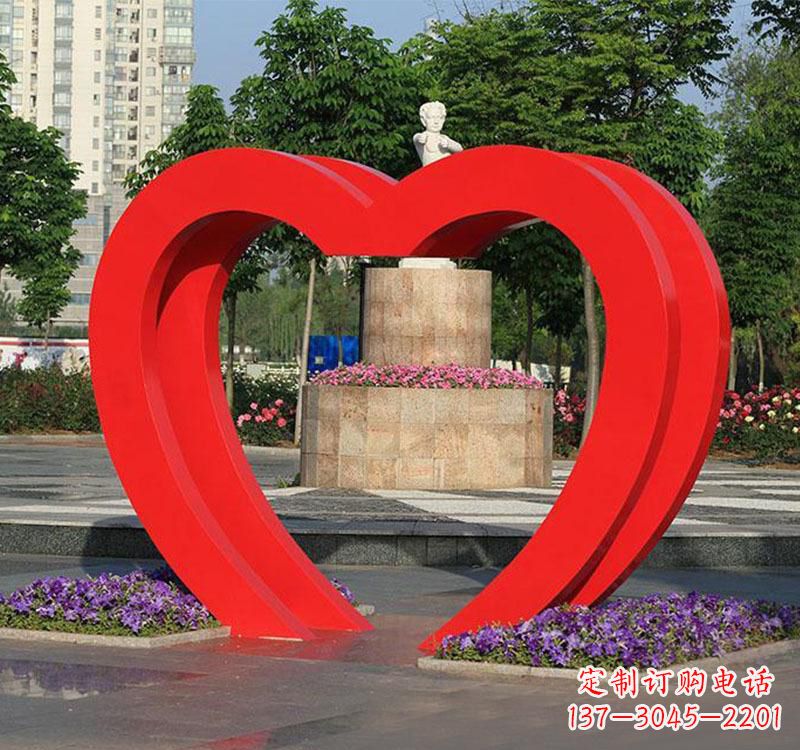 鹤壁精美不锈钢拱门雕塑