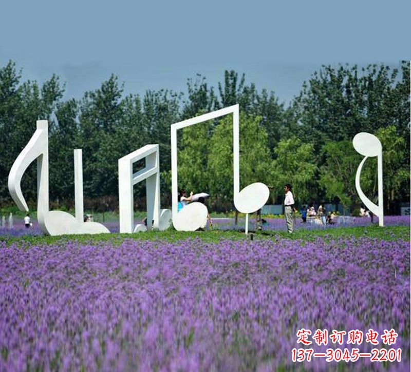 鹤壁不锈钢音符雕塑音乐与艺术的完美结合