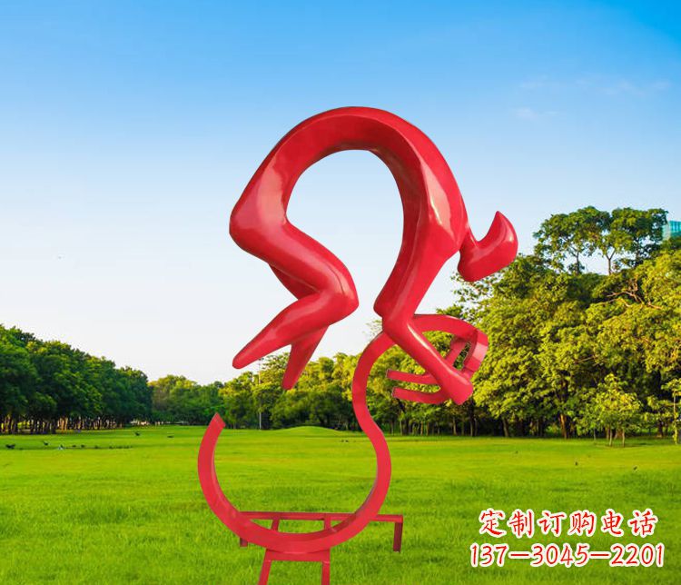 鹤壁不锈钢自行车雕塑精致美观的园林装置