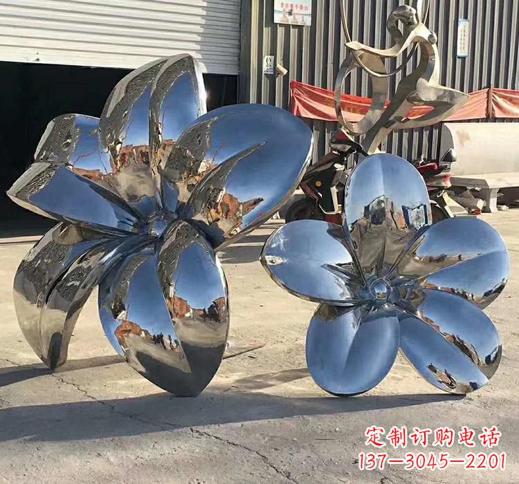 鹤壁不锈钢荷花雕塑美丽又耐用