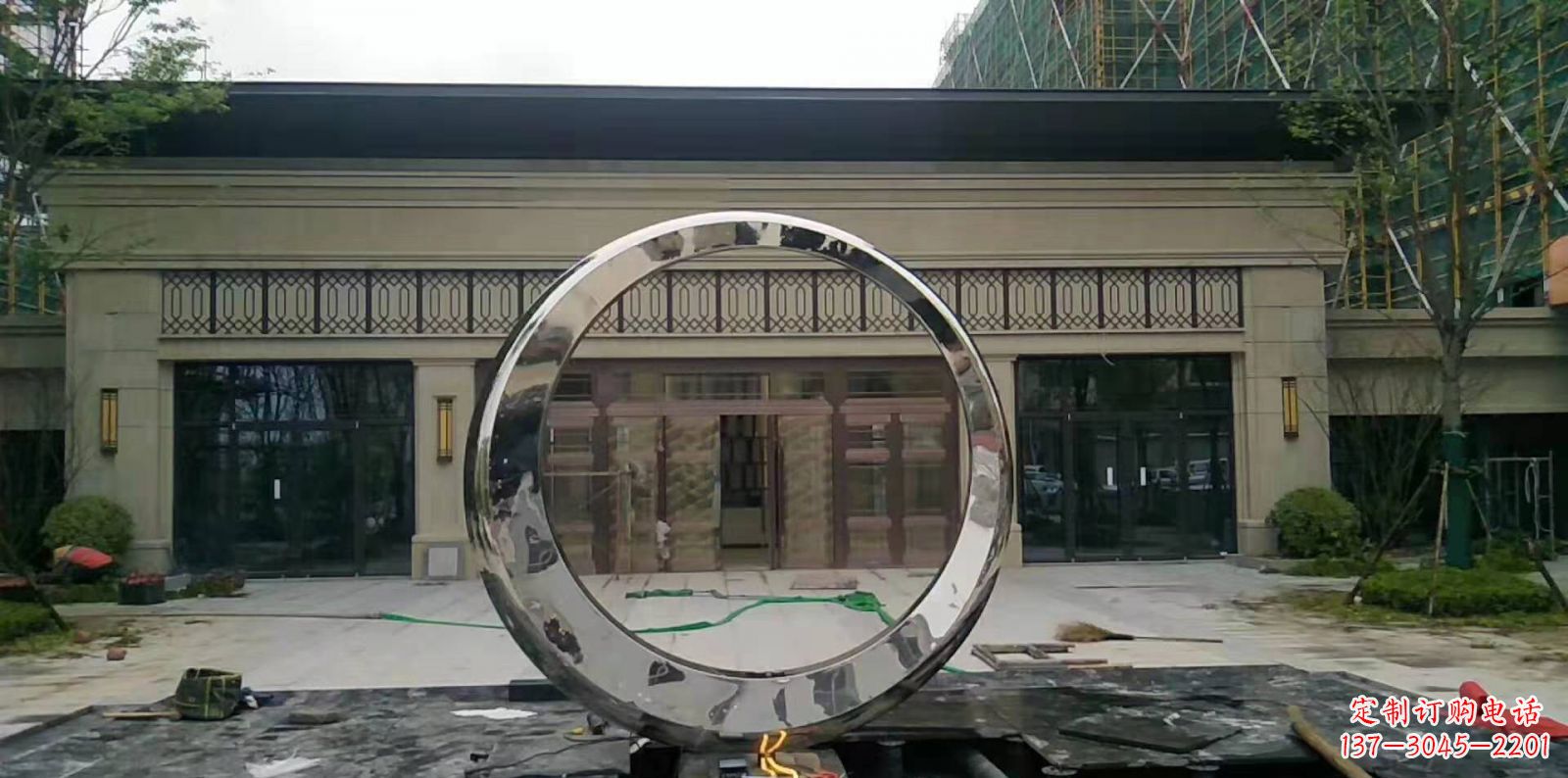鹤壁圆环喷泉雕塑景观雕塑的艺术之美