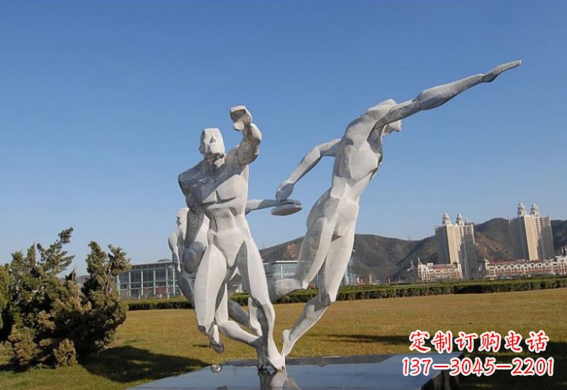 鹤壁不锈钢运动员雕塑一种艺术的象征