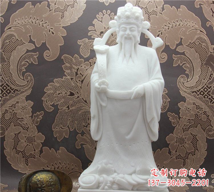 鹤壁财神雕塑祈求财富幸福