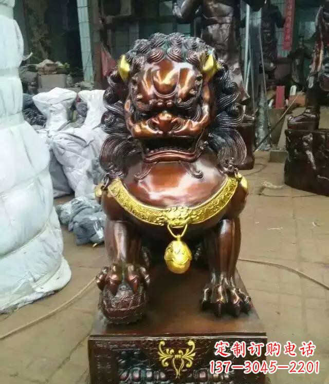 鹤壁狮子铜雕——一件传承着历史沉淀的艺术品