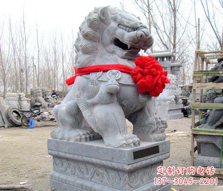 鹤壁雄壮狮子石雕——欢迎来到宁波