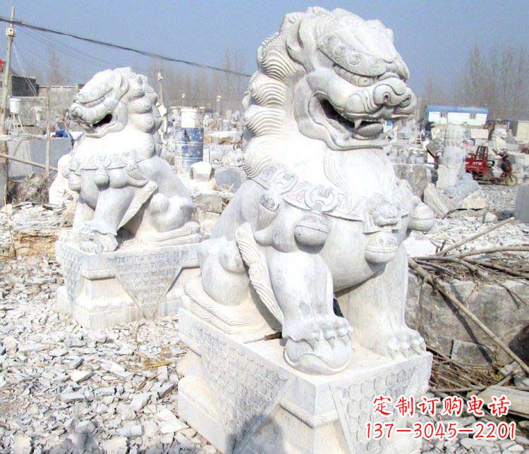 鹤壁狮子雕塑一种神圣而古老的艺术