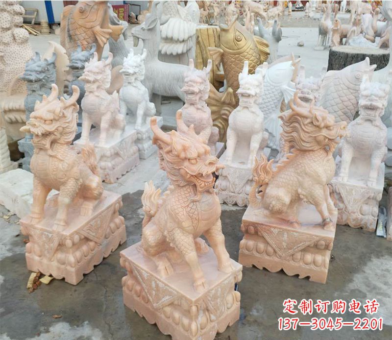 鹤壁麒麟雕塑传承文化之美