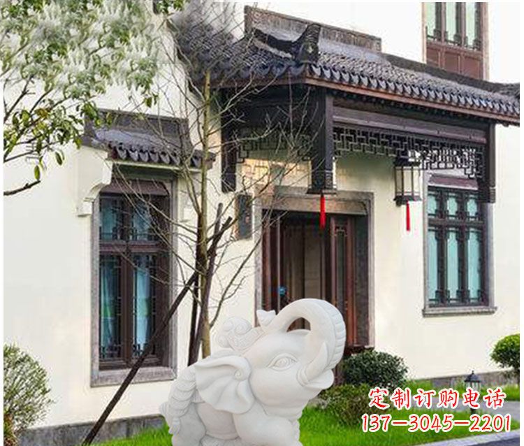 鹤壁小象招财石雕——引领幸福的钥匙