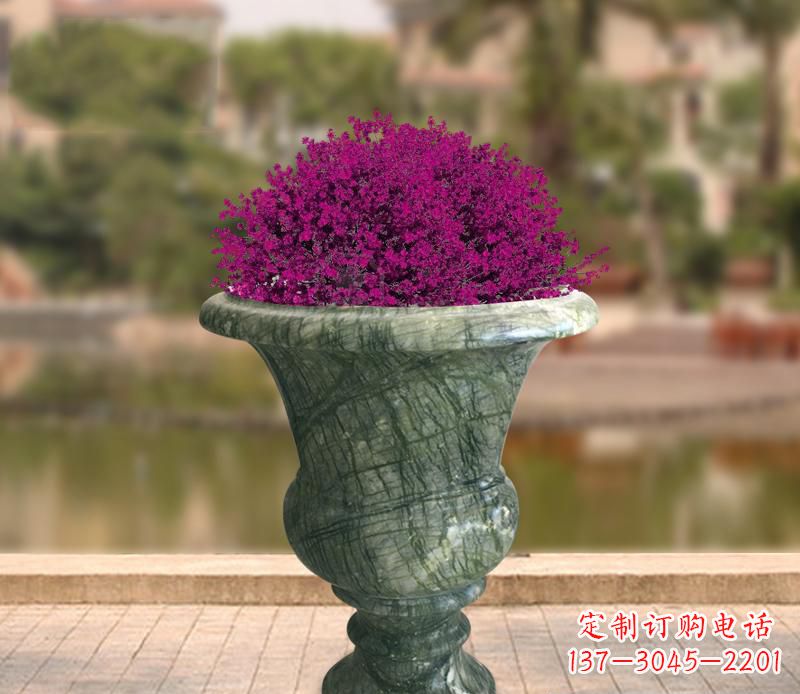 鹤壁白玉景观花盆雕塑让你的景观更加美观