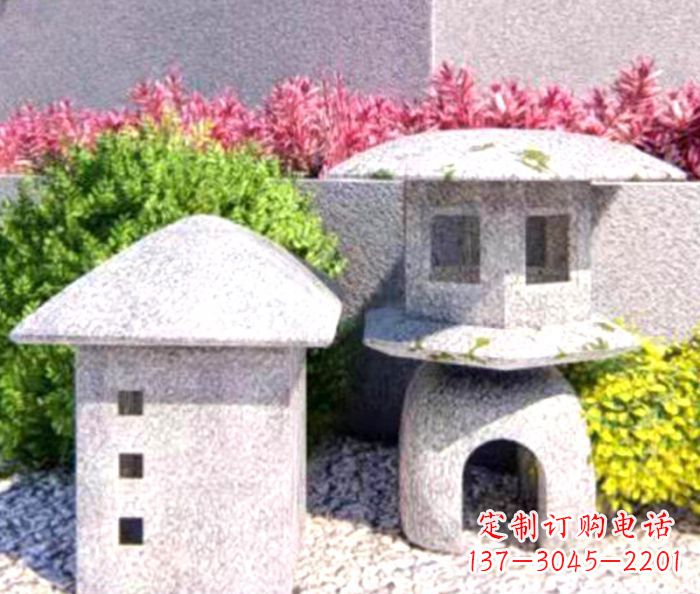 鹤壁草坪大理石石灯雕塑的传统文化