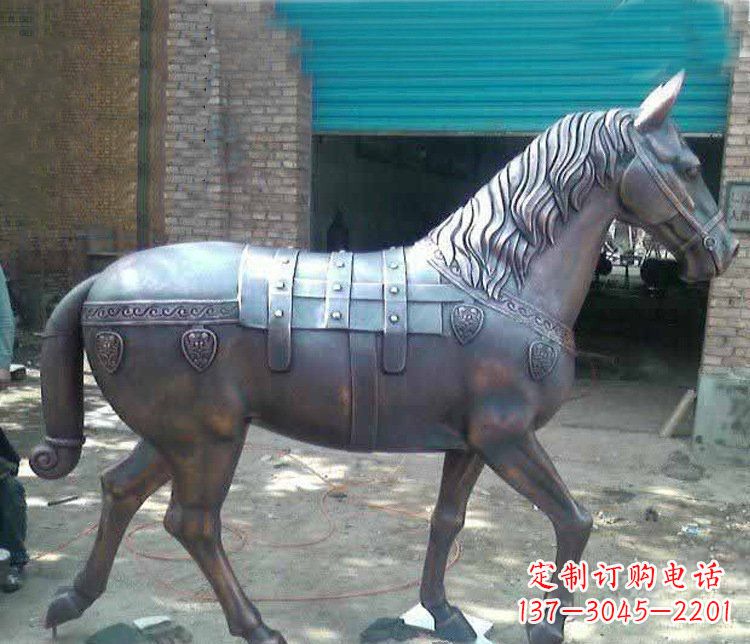 鹤壁马铜雕塑传递草原动物的非凡魅力