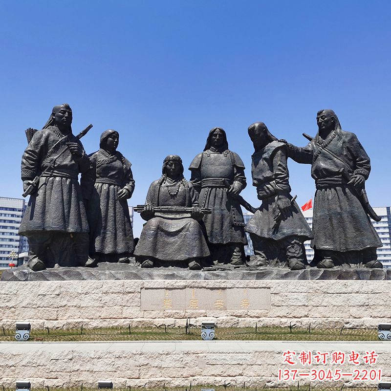 鹤壁草原母亲——传承爱的雕塑