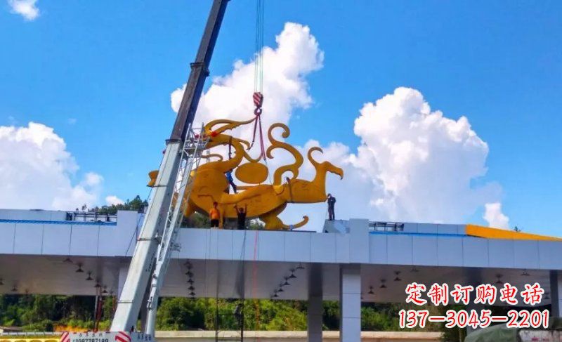 鹤壁精美不锈钢龙雕塑,点缀城市之美