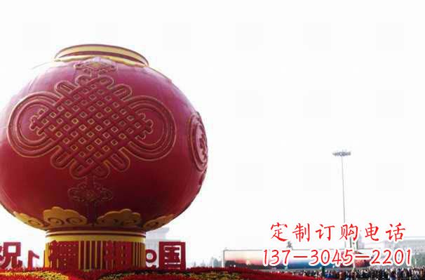 鹤壁不锈钢灯笼雕塑——美丽城市的艺术装饰