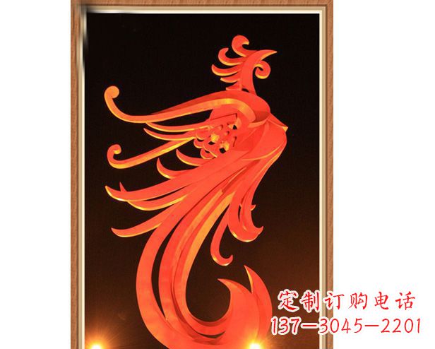 鹤壁不锈钢凤凰雕塑美丽与传统的完美结合