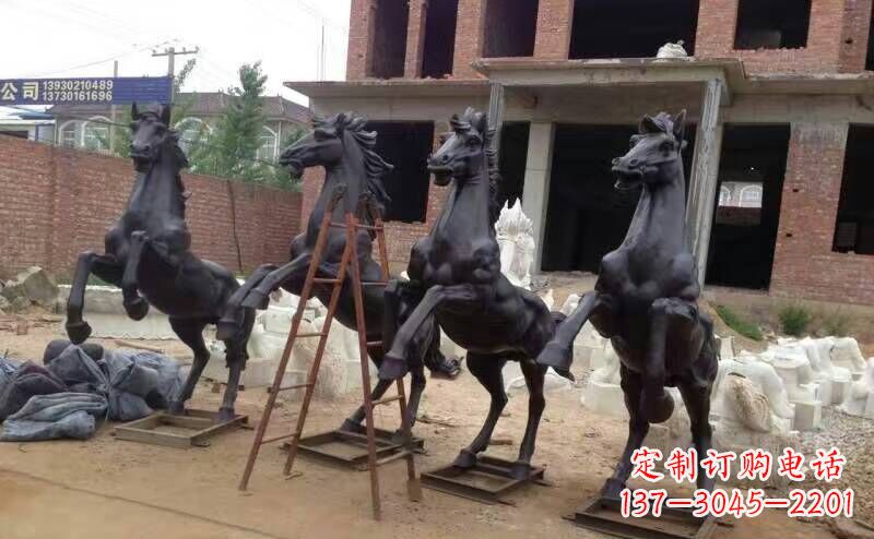 鹤壁城市广场战马铜雕摆件 (4)