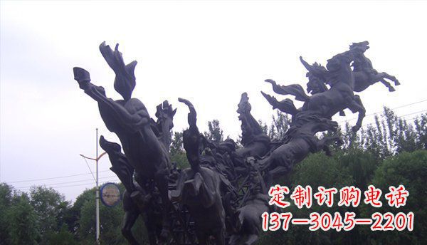 鹤壁马雕塑精美绝伦的艺术品