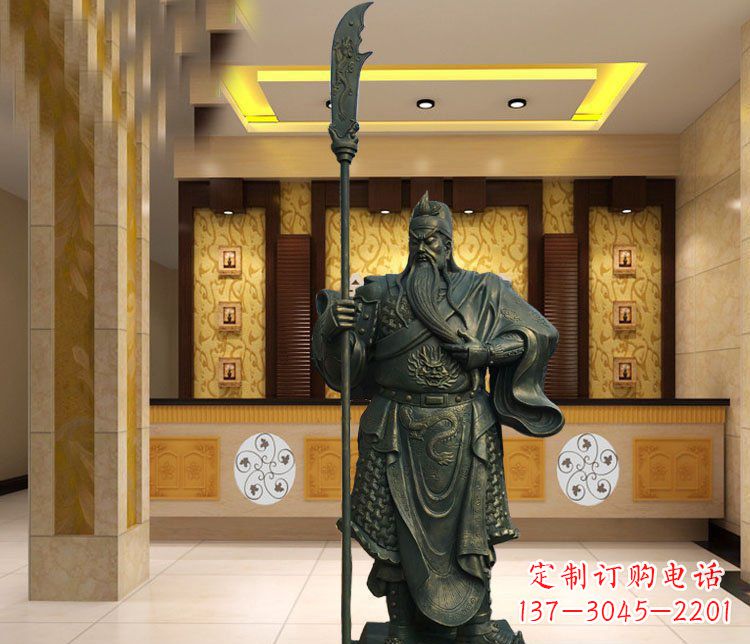 鹤壁关公雕塑——传承弘扬中华文化