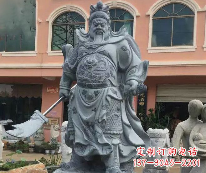 鹤壁神秘的关公石雕