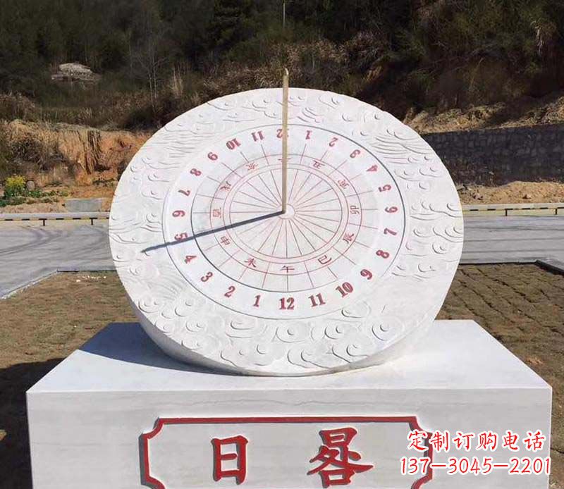 鹤壁赤道日晷校园石雕把美丽融入校园