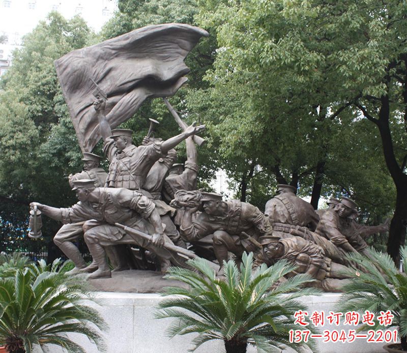鹤壁革命战士的荣耀——铜雕的艺术之美