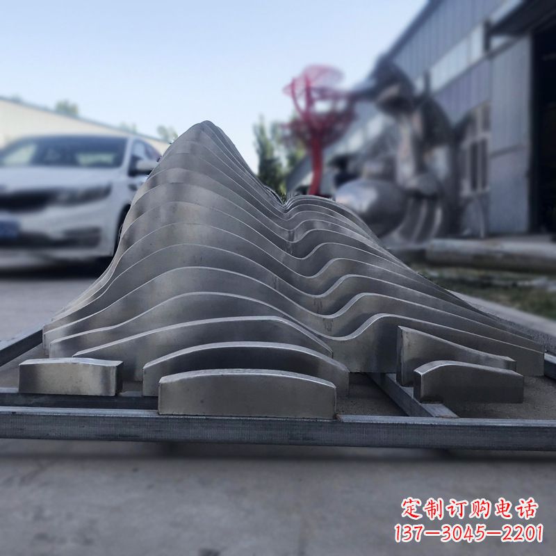 鹤壁不锈钢假山雕塑精致耐用的艺术品