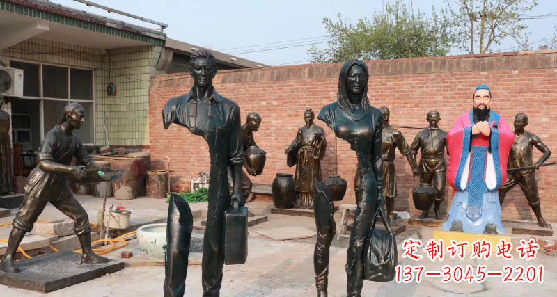 鹤壁铜雕男人的力量