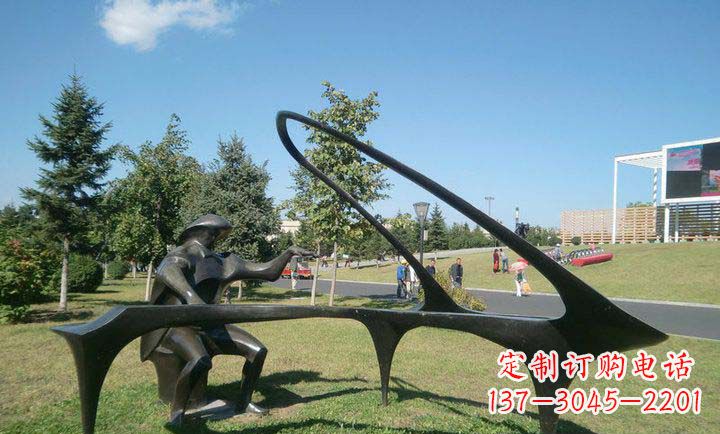 鹤壁雕刻旋律钢琴雕塑