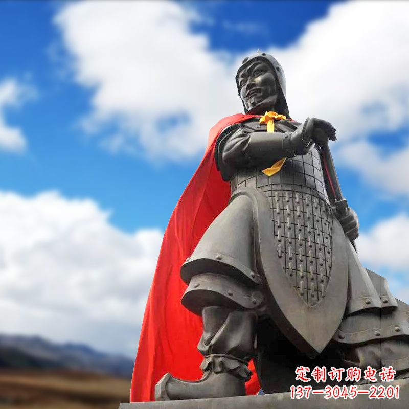鹤壁楚霸王项羽雕塑-景区景点历史名人古代帝王雕像
