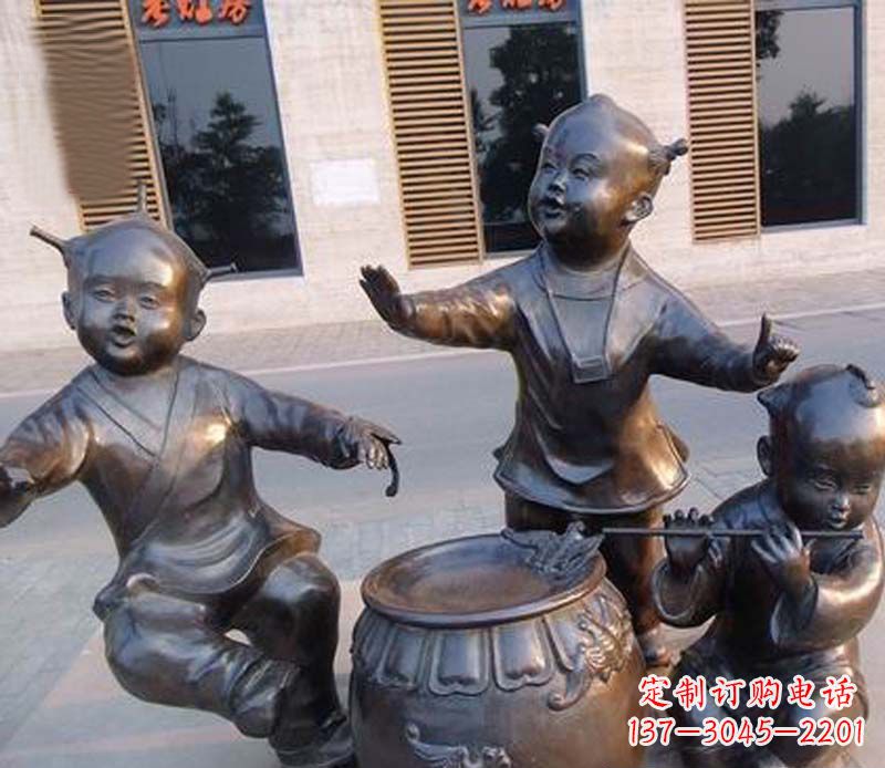 鹤壁儿童铜雕——传承精神家园的艺术瑰宝