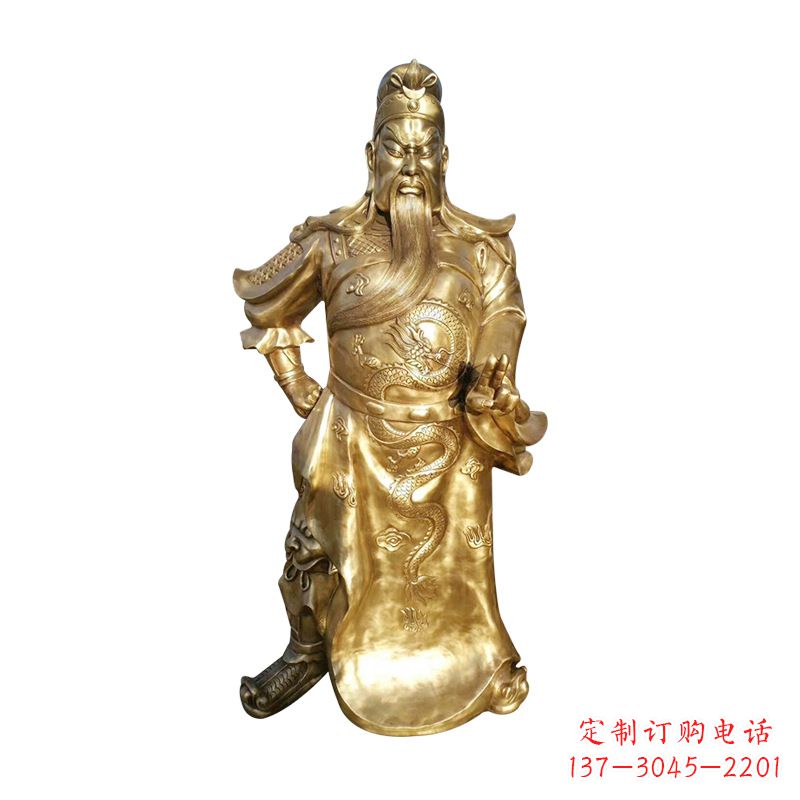 鹤壁抒写三国历史关羽雕塑