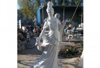 鹤壁传奇女神嫦娥的雕塑