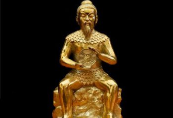 鹤壁伏羲大帝神像汇聚古老文明中的象征