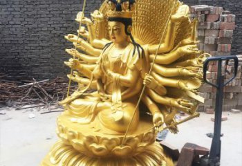 鹤壁精美纯铜千手观音雕塑