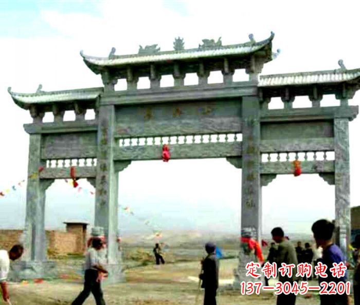 鹤壁该牌坊雕塑