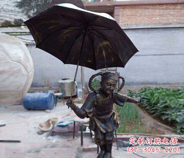 鹤壁儿童雕塑传承文化之美