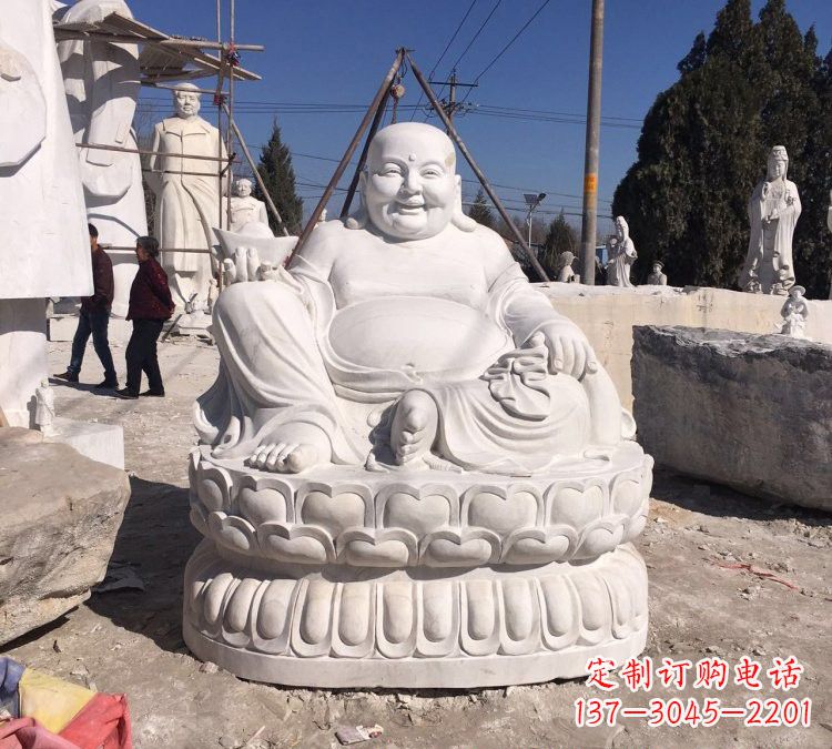 鹤壁大肚弥勒佛石雕