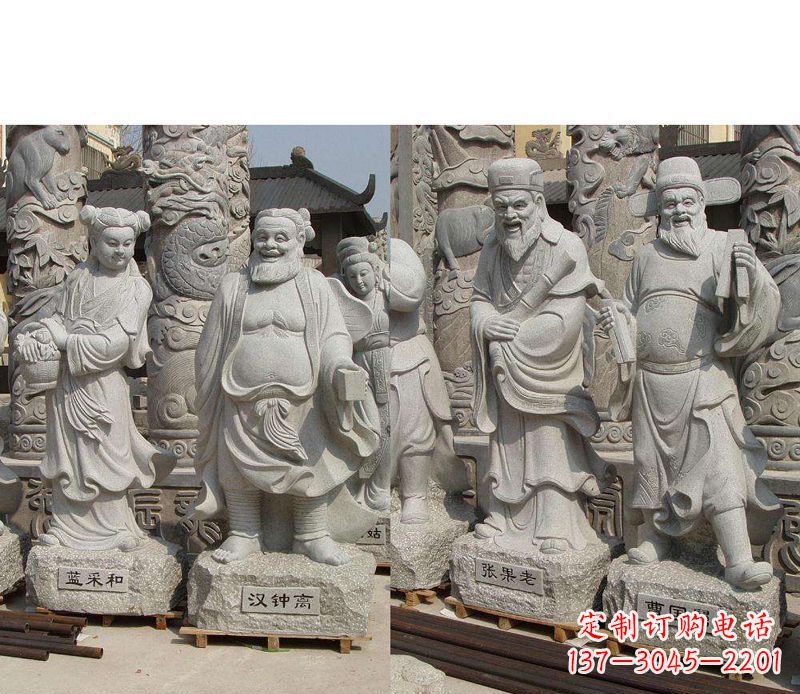鹤壁大理石八仙雕塑神秘的艺术之美