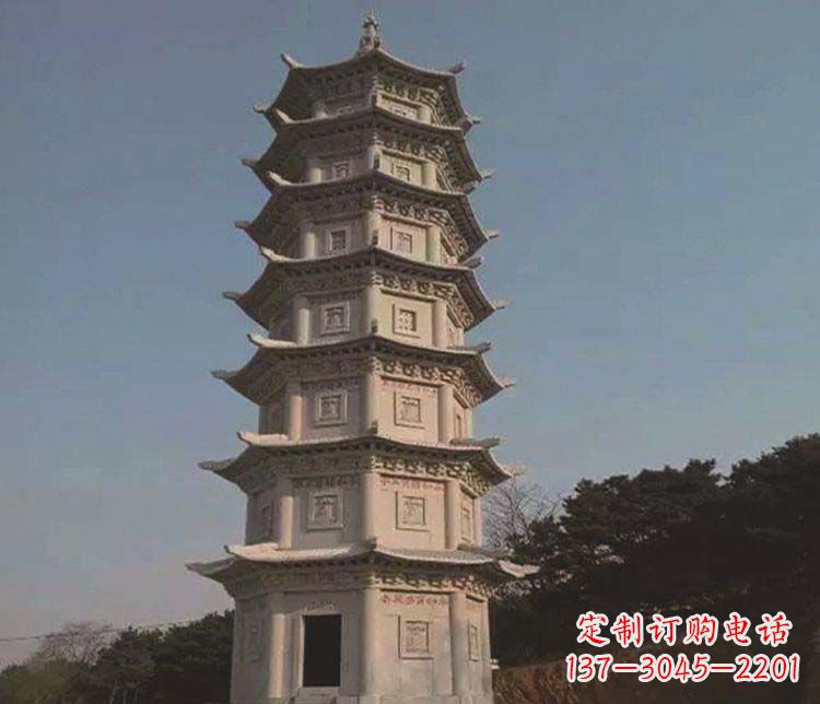 鹤壁宝塔雕塑大理石的艺术精品