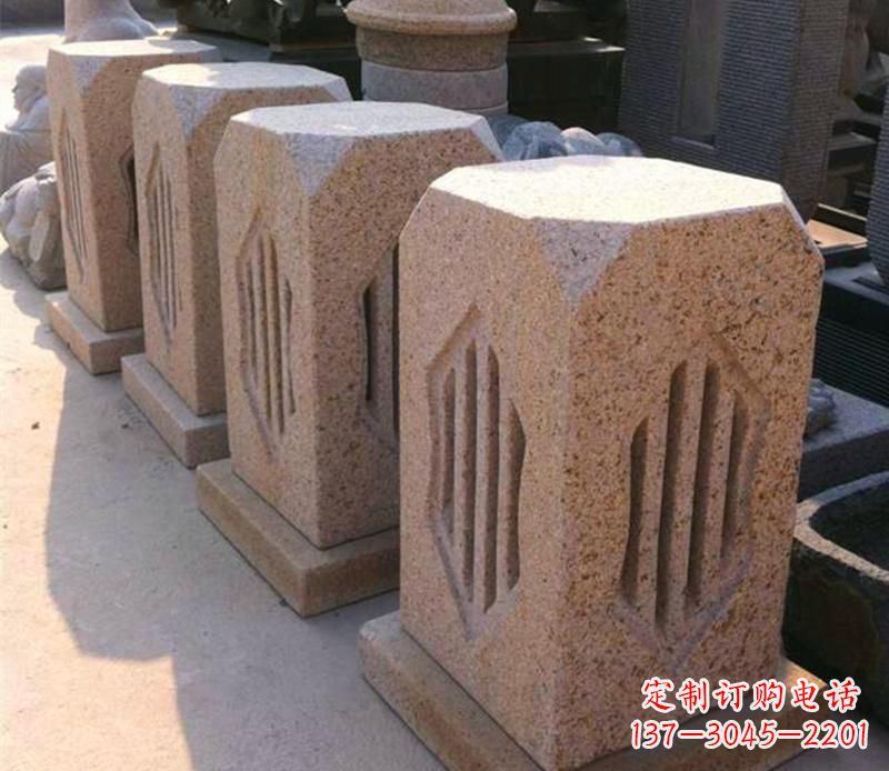 鹤壁精美的大理石灯雕塑